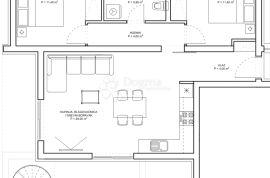 Zadar - Dvosoban stan S6 s krovnom terasom, Zadar, Wohnung