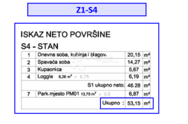 Z1/S4, NOVO IDEALNO ZA OBITELJI, Pula, Apartamento