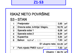 Z1/S3, NOVO IDEALNO ZA OBITELJI, Pula, Διαμέρισμα