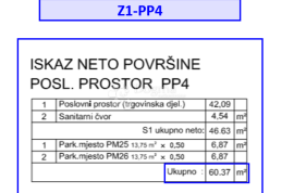 Z1/PP4 POSLOVNI PROSTOR UNUTAR NOVOG STAMBENOG KOMPLEKSA - ODLIČNO!, Pula, Propriedade comercial