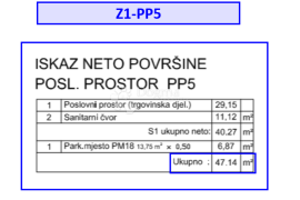 Z1/PP5 POSLOVNI PROSTOR UNUTAR NOVOG STAMBENOG KOMPLEKSA - ODLIČNO!, Pula, Propriedade comercial