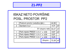 Z1/PP2 POSLOVNI PROSTOR UNUTAR NOVOG STAMBENOG KOMPLEKSA - ODLIČNO!, Pula, Propriedade comercial