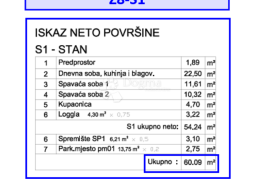 Z8/S1, NOVO STAN IDEALAN ZA PAROVE, Pula, Flat