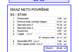 Z7/S3, NOVO POSLOVNO STAMBENI KOMPLEX VELI VRH - stan, Pula, Kвартира