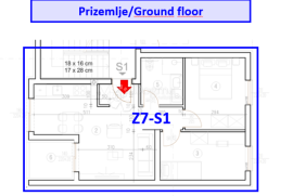 Z7/S1, NOVO STAN IDEALAN ZA PAROVE, Pula, Appartment