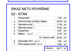 Z6/S2, NOVO IDEALNO ZA OBITELJI, Pula, Apartamento