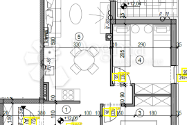 STAN SA TERASOM, 2S+DB - NOVOGRADNJA PULA! (S48), Pula, Appartamento