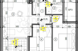 Novogradnja na atraktivnoj lokaciji ( S5 ), Pula, Wohnung