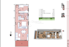 NOVOGRADNJA U SEGETU DONJEM S-4, Seget, Flat