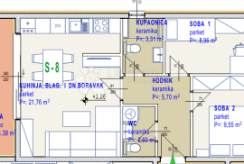 NOVOGRADNJA SEGET DONJI S-8, Seget, Apartamento