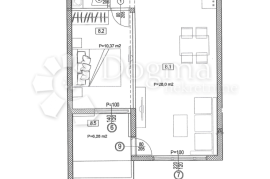 NOVOGRADNJA SEGET DONJI 51,46m2, Seget, Wohnung