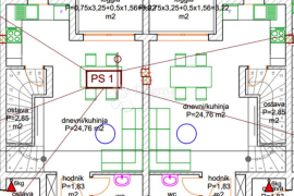 STAN NA DVIJE ETAŽE + 70 m2 OKUČNICA, Ližnjan, شقة