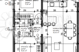 TROSOBAN STAN NA PRVOM KATU NOVOGRADNJE, S3, Okrug, Apartamento