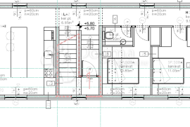 Povljana, Pag - Penthouse s panorama pogledom u novogradnji, Povljana, Apartamento