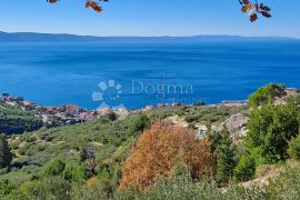 Građevinsko zemljište s rajskim pogledom na more, Podgora, Tierra