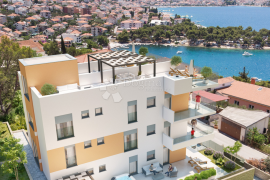 PENTHOUSE sa pogledom na more! 100m od plaže, Trogir, Kвартира