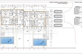 PRILIKA!! Zemljište s idejnim projektom i pogledom na more Labin, Labin, Land