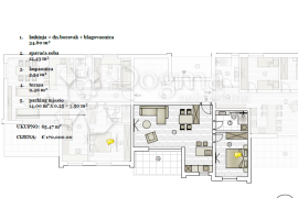 VODICE NOVI ODLIČAN STAN  NA DRUGOM KATU  S7 65,47  M2, Vodice, Apartamento