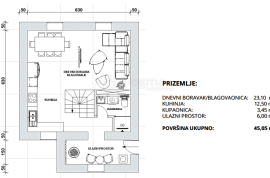 SUPETAR- PREDIVNA KAMENA VILLA S BAZENOM I POGLEDOM, Supetar, Famiglia