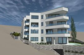 Apartman u izgradnji, s prostranom terasom, u blizini plaže !, Opatija, Daire