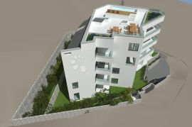 Apartman u izgradnji, s prostranom terasom, u blizini plaže !, Opatija, Daire