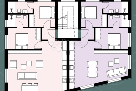 PAKOŠTANE – P1 - PREKRASNI PENTHOUSE NAMJEŠTEN I DIZAJNIRAN SPECIJALNO ZA TURIZAM I VAŠ ODMOR, Pakoštane, Daire