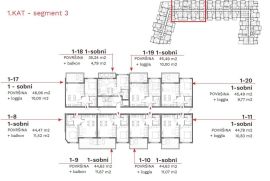 Umag, novogradnja, 1s+DB, Umag, شقة