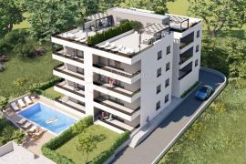 Atraktivan Penthouse s panoramskim pogledom u novogradnji Čiovo (s11), Trogir, Kвартира