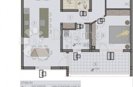 NOVOGRADNJA - Penthouse 3S+DB, Pula, Apartamento