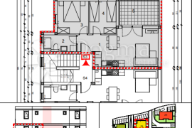 GREBAŠTICA-NOVOGRADNJA 80M OD MORA- 1.KAT Z3 S3, Šibenik - Okolica, Appartamento