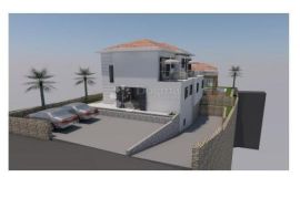 OTOK KRK- KUĆA SA GRAĐEVINSKOM DOZVOLOM NA 80 M OD MORA, Malinska-Dubašnica, House