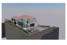 OTOK KRK- KUĆA SA GRAĐEVINSKOM DOZVOLOM NA 80 M OD MORA, Malinska-Dubašnica, House