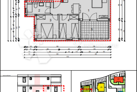 GREBAŠTICA-NOVOGRADNJA 80M OD MORA- 1.KAT Z1 S4, Šibenik - Okolica, Wohnung