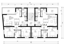 PRIVLAKA - STAN S4 - ZGRADA C 1. KAT S POGLEDOM NA MORE, Privlaka, شقة