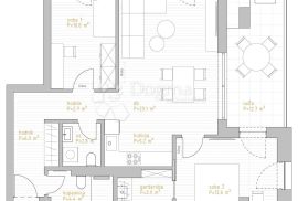 NOVOGRADNJA PREMIUM LIVING RIJEKA -  STAN 9.4 / 2S+DB, Rijeka, Daire