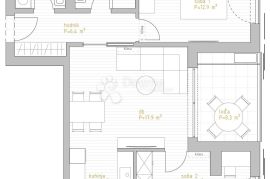 NOVOGRADNJA PREMIUM LIVING RIJEKA -  STAN 7.2 / 2S+DB, Rijeka, Appartamento