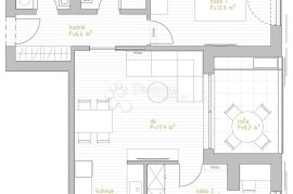 NOVOGRADNJA PREMIUM LIVING RIJEKA -  STAN 7.1 / 2S+DB, Rijeka, Flat