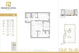 NOVOGRADNJA PREMIUM LIVING RIJEKA -  STAN 7.1 / 2S+DB, Rijeka, Flat