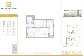 NOVOGRADNJA PREMIUM LIVING RIJEKA -  STAN 5.2 / 1S+DB, Rijeka, Flat