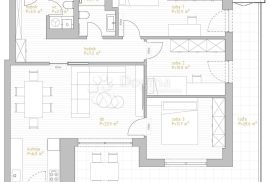 NOVOGRADNJA PREMIUM LIVING RIJEKA -  STAN 2.4 / 3S+DB, Rijeka, Flat