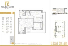 NOVOGRADNJA PREMIUM LIVING RIJEKA -  STAN 2.3 / 3S+DB, Rijeka, Daire