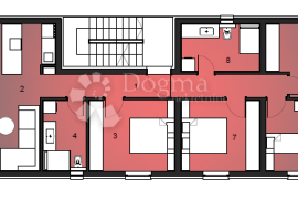 STAN U MODERNOJ VILI SA BAZENOM (Z3 S3.2), Okrug, Wohnung