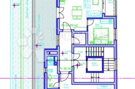 Novogradnja centar stan B3 41,98 m2, Pula, Kвартира