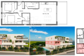 SLATINE – LUKSUZNA NOVOGRADNJA 1. KAT (A6), Trogir, Kвартира