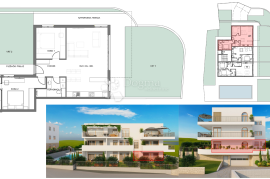 SLATINE – LUKSUZNA NOVOGRADNJA PRIZEMLJE (A1), Trogir, Flat