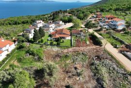 Dva građevinska zemljišta s pogledom na Kvarner, Labin, Land