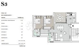 PRIMOŠTEN (DOLAC)- STAN U NOVOGRADNJI,1.KAT S3, Primošten, Wohnung