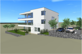 OTOK KRK, dvoetažan 5S+DB apartman sa panoramskim  pogledom na more., Krk, Apartamento