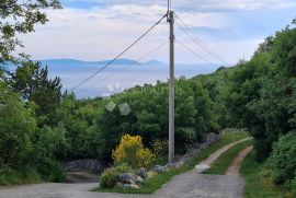 Brseč - veliko zemljište s pogledom na more, Mošćenička Draga, Land