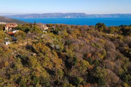 Građevinsko zemljište s pogledom na more i zelenilo, Labin, Land